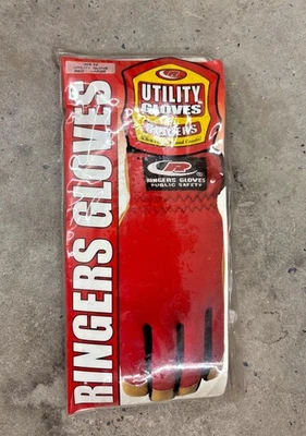 RINGER UTILITY RANGER GLOVES 红色和 TAN 尺寸 大号 全新 — 第 1/2 张图片