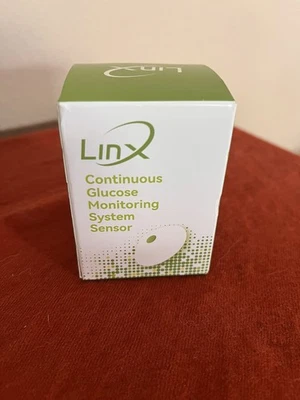 Sensor de monitoramento contínuo de glicose LINX CGM 24/7 no celular - Imagem 1 de 4
