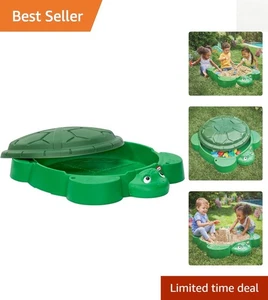 Caja de arena icónica tortuga para edades de 1-6 - asientos 4 e inspira juego imaginativo - Imagen 1 de 10