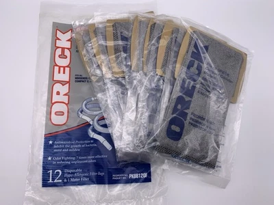 7 nuevas bolsas de vacío Oreck hipoalergénicas para combatir olores bote compacto PKBB120F Foto 1 de 4