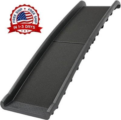 Rampa plegable para mascotas Happy Ride, portátil y ligera para coches NUEVO US - Image 1 of 4