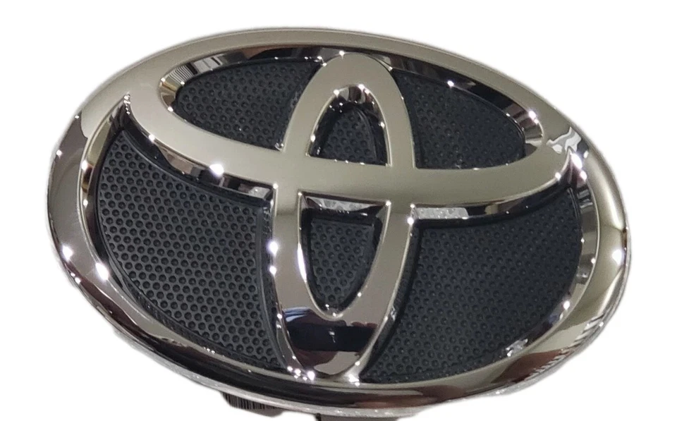 09-13 NOVO EMBLEMA FRONTAL TOYOTA COROLLA CROMADO 2009 2010 2011 2012 2013 - Imagem 1 de 1