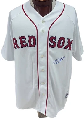 凯文·尤基利斯签名雄伟红袜队球衣签名 TRISTAR MLB 全新带标签 XL WS 码 — 第 1/4 张图片