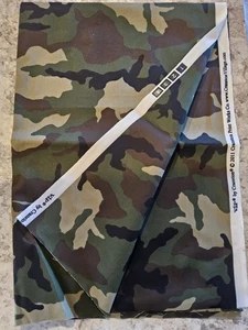 Military Style Army Camouflage 100% Cotton Fabric 31" Pc. - Picture 1 of 1
