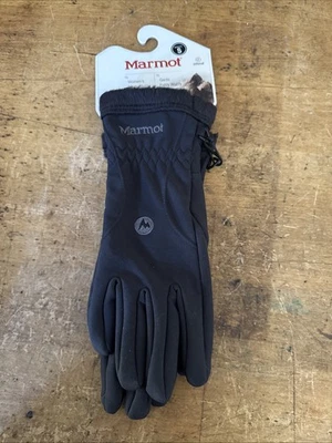 Marmot Fuzzy Wuzzy Touch Gloves Black Women's Size Small warm - Image 1 of 3