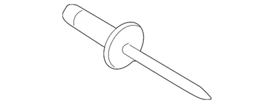 Remache tira de retención original Audi N-910-197-01 Foto 1 de 4