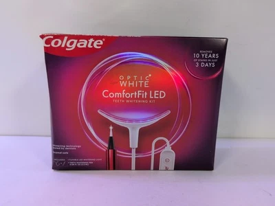 Kit de blanqueamiento dental Colgate Optic blanco Comfortfit con luz LED y blanqueamiento Foto 1 de 4