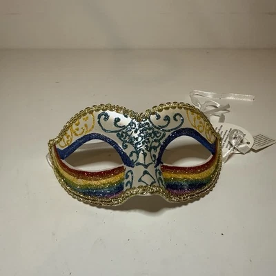 NWT Mardi Gras Masquerade Mask New Orleans Party Venetian Mask Women halloween - Image 1 of 4