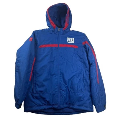 Vintage NFL New York Giants Youth Boy's Full Zip Puffer Coat Jacket Size XL (18) - Image 1 of 4