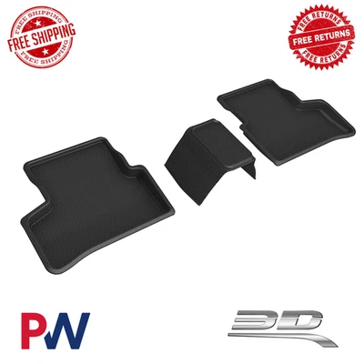 3D MAXpider Custom Fit Kagu Floor Mat Black For 2021-26 Mercedes Benz GLA Class - Image 1 of 4