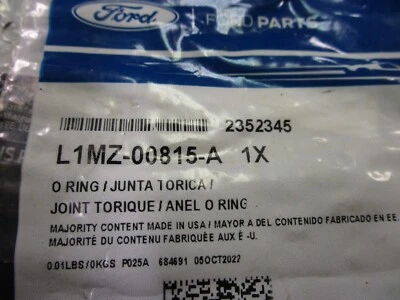 Ford Explorer 2020-2023 montaje eje aviador junta tórica L1MZ-00815-A Foto 1 de 3