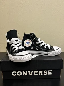 Converse Shoes Youth 11 Chuck Taylor All-Star Sneakers Black High Top 3J231 - Picture 1 of 13