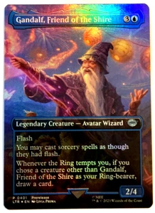 Magic The Gathering Gandalf, Friend of the Shire *LÁMINA SIN BORDES* El Señor de los Anillos 401 - Imagen 1 de 6