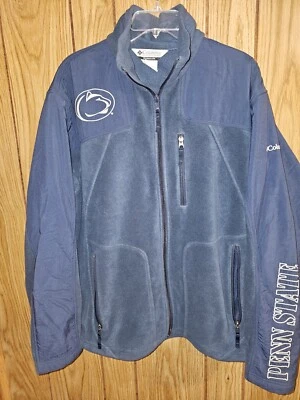 Chaqueta grande con logotipo bordado azul para hombre Penn State University Columbia Foto 1 de 4