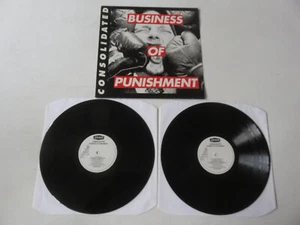 CONSOLIDATED Business Of Punishment LONDON 1994 UK 1ST PRESS 2 x LP 828514-1 - Imagen 1 de 16