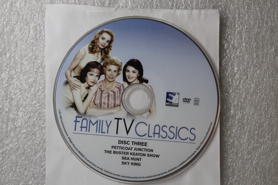 Family TV Classics Disc 3 Petticoat Junction Buster Keaton Sea Hunt Sky King DVD - Image 1 of 1