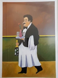 Guy Buffet's "MONSIEUR PIERRE" - Framed/Hand Signed/Limited Edition Serigraph - Picture 1 of 5