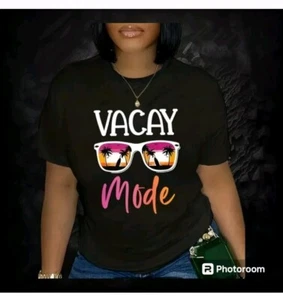 Plus Size Vacay Mode Graphic T-Shirt Size: 4XL(20)  - Picture 1 of 9
