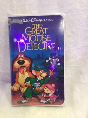 Walt Disney Sealed VHS The Great Mouse Detective Classic - Image 1 of 4