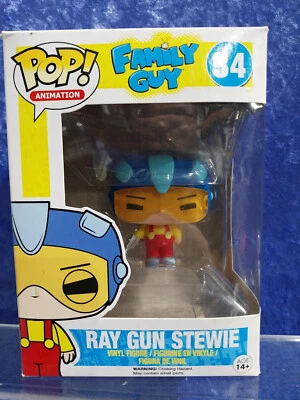 Pistola Ray Stewie 2015 Pop Vinyl Family Guy 34 sin usar, en caja Foto 1 de 4