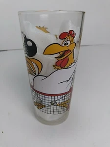 Vintage 1976 Collector Series Warner Bros Foghorn Leghorn Looney Tunes Glass - Picture 1 of 12