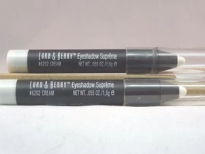 LORD & BERRY EYESHADOW SUPREME CRAYON- LOT OF 2 - CREME - FULL SIZE- NEW - Picture 1 of 1