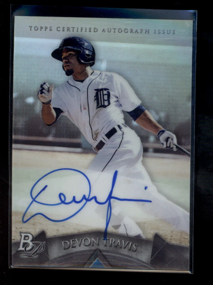 2014 Bowman Platinum Prospect Autograph #APDT Devon Travis Auto - NM-MT - Image 1 of 1