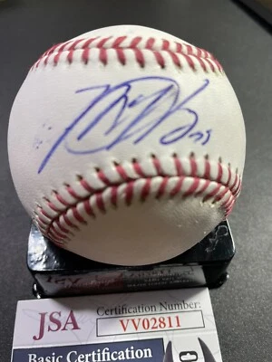 Matt Harvey autographed official Major league baseball JSA authenticated - Image 1 of 4