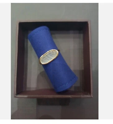 Anillo Monica Vinader Vega Chapado en Oro Rosa Cuarzo Rosa Talla P Nuevo en Caja❤🌸 Foto 1 de 4