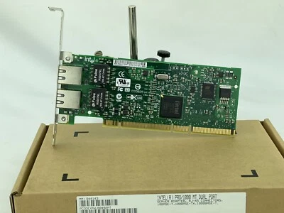 NIB Intel ORIG. PWLA8492MT PRO/1000 MT Dual Port Desktop Network Server Adapter - Image 1 of 3