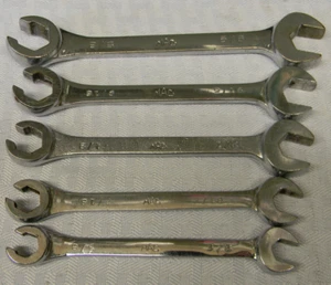 MAC TOOLS 5PC SAE FLARE NUT OPEN END WRENCH SET 3/8"-5/8" #COB12-COB20 #SCOB5K - Picture 1 of 4