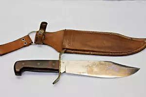 Vintage Coleman Western W49 Bowie Sheath Knife ITEM#4 - Picture 1 of 23