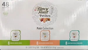 Purina Fancy Feast Petites 48 Servings 24 Dual Packs - Picture 1 of 1