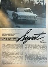 1966 Road Test Plymouth Valiant Signet illustrated