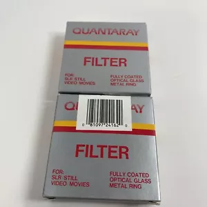 X2 Quantaray Glass Filter Diffusion & Circular Polarizer 52mm and 49mm see pics! - Picture 1 of 5