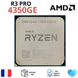 AMD Ryzen 3 PRO 4350GE 4C/8T (3.5 GHz / 4.0 GHz) 35W AM4 DDR4 - Imagen 1 de 4