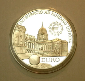 Ungarn Királyi Vár Budapest 2000 Forint 1997 Silber PP 1oz 31,26g Ø 38mm RARRR - Bild 1 von 2