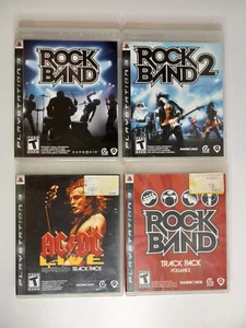 Rock Band Playstation 3 Games (4): 1 - 2 - AC/DC Live - Track Pack Vol. 2 - PS3 - Picture 1 of 5