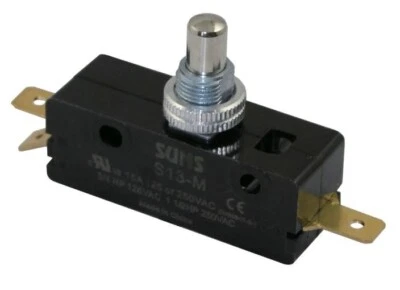 Interruptor de seguridad con tapa de tolva de estufa de leña Englander tipo botón (AC-HLSB) Foto 1 de 2