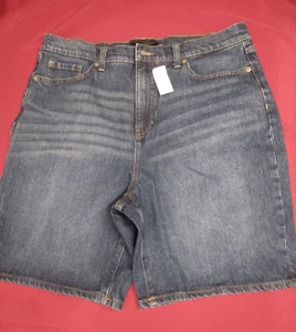 Banana Republic Shorts Womens Size 14 Blue Denim Jean Shorts New - Picture 1 of 5