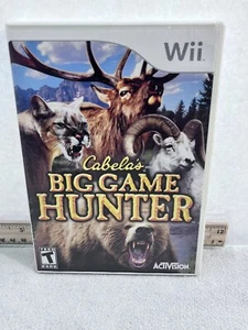 Cabelas Big Game Hunter NINTENDO Wii With Manual Works - Picture 1 of 3