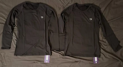 2 NWT fleece-lined THERMAL under SHIRT soccer baseball football BOYS XL lot - Image 1 of 4