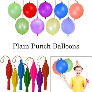 Large Punch Balloons Childrens Toys Party Bag Fillers for Kids' Birthdays 1-100 - Picture 1 of 23