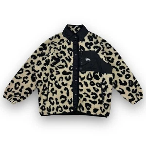 Stussy Women's Fleece Jacket Size 6 - Picture 1 of 5