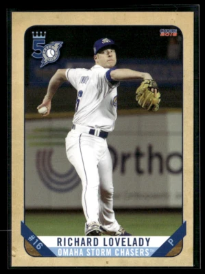 Richard Lovelady 2018 Omaha Storm Chasers Team Set - Image 1 of 2
