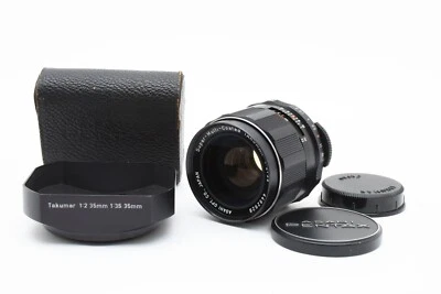 [N COMO NUEVO con Capucha] Lente Pentax Super Multi Recubierto Takumar 35 mm f/2 M42 JP #1902P Foto 1 de 4
