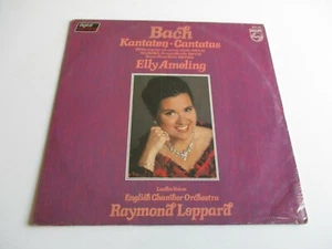 BACH Kantaten Cantatas Elly Ameling English Chamber Orchestras Vinyl LP 1981 NM+ - Picture 1 of 2