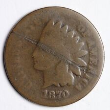 1870 Indian Head Cent Penny E121 WNX