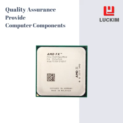 AMD FX-4130 CPU - Socket AM3+ 4 Cores 4 Threads 3.8GHz 4MB L3 Cache 95W. - Image 1 of 4