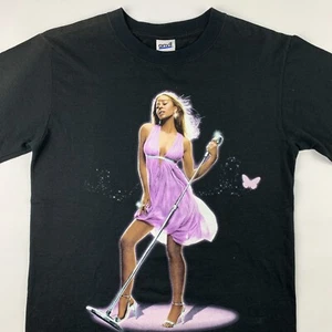 VTG Mariah Carey 2006 The Adventures Of Mimi Concert Tour T-Shirt Small Y2k - Picture 1 of 10
